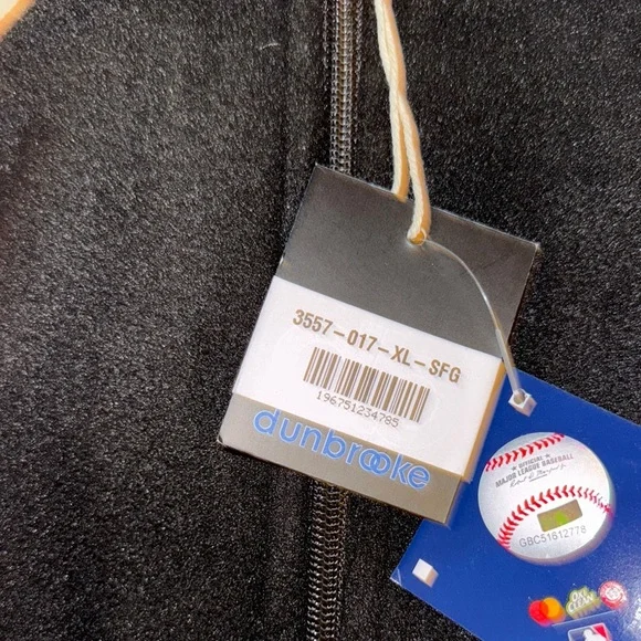 New Men's San Francisco Giants‎ Dunbrooke Black Houston Full-Zip Vest - Picture 3 of 3